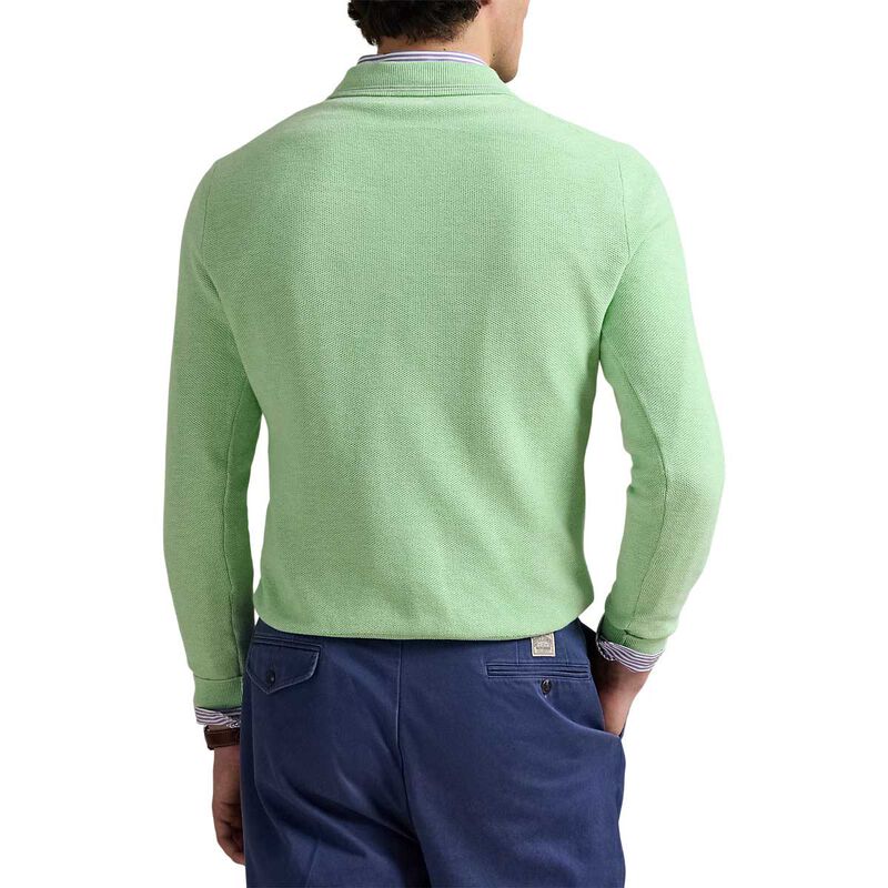 Polo Ralph Lauren Mesh-Knit Cotton Quarter-Zip Sweater image number 1